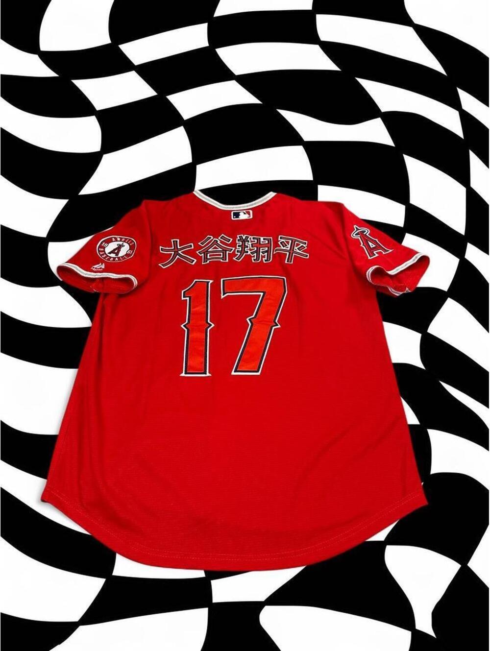 Majestic Athletic Los Angeles Angels shohei ohtani japanese Jersey